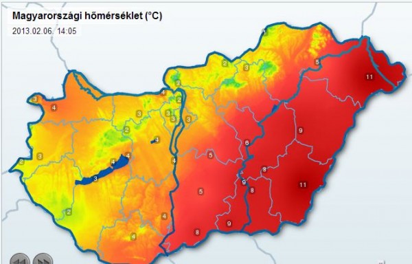 eső térkép magyarország Eső és hó hullott többfelé | idojaras.hu eső térkép magyarország