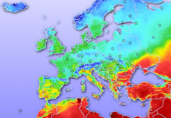 időjárási térkép európa Megvolt az első kánikulai nap Görögországban | időjárási térkép európa