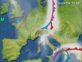 Viharciklon érte el Európát